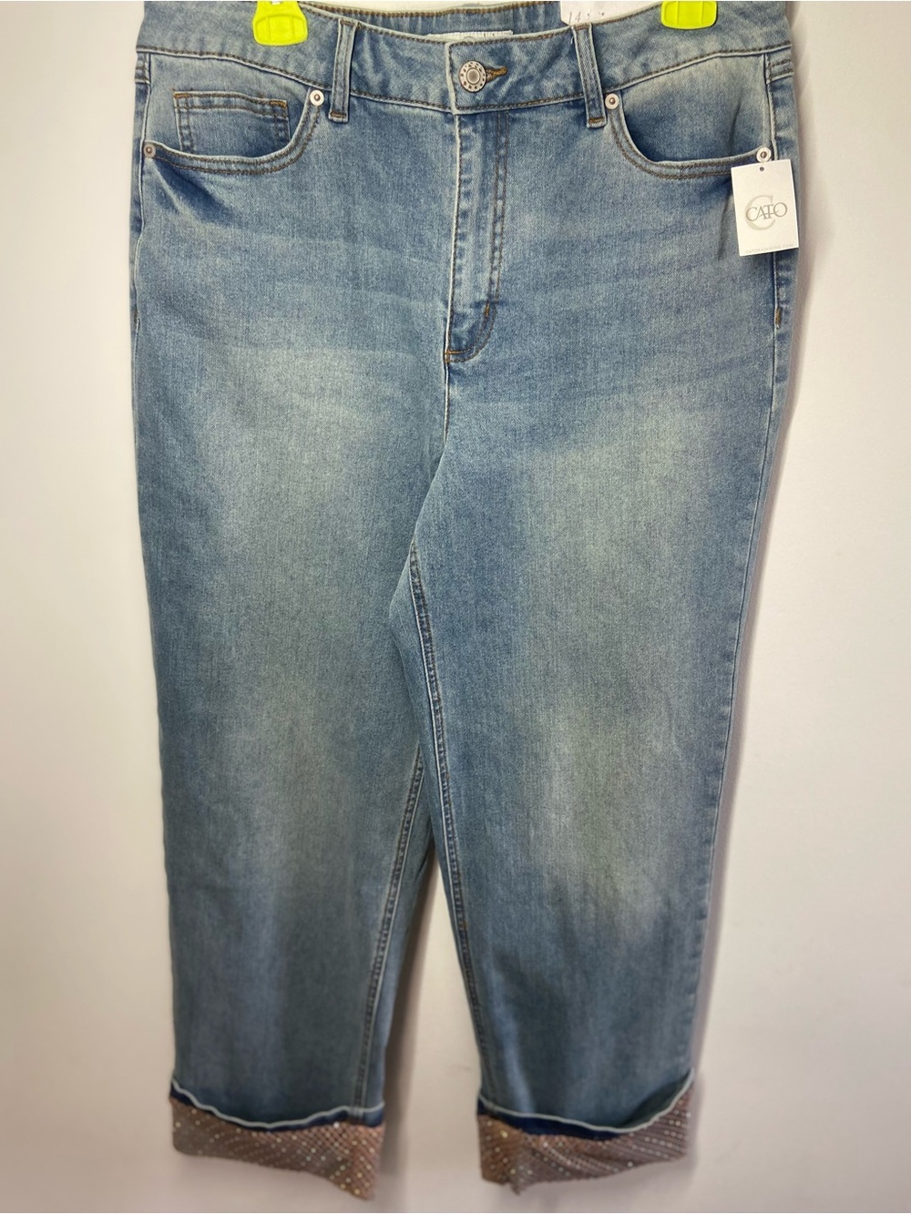 Cato Light Blue Cropped Ankle Jeans